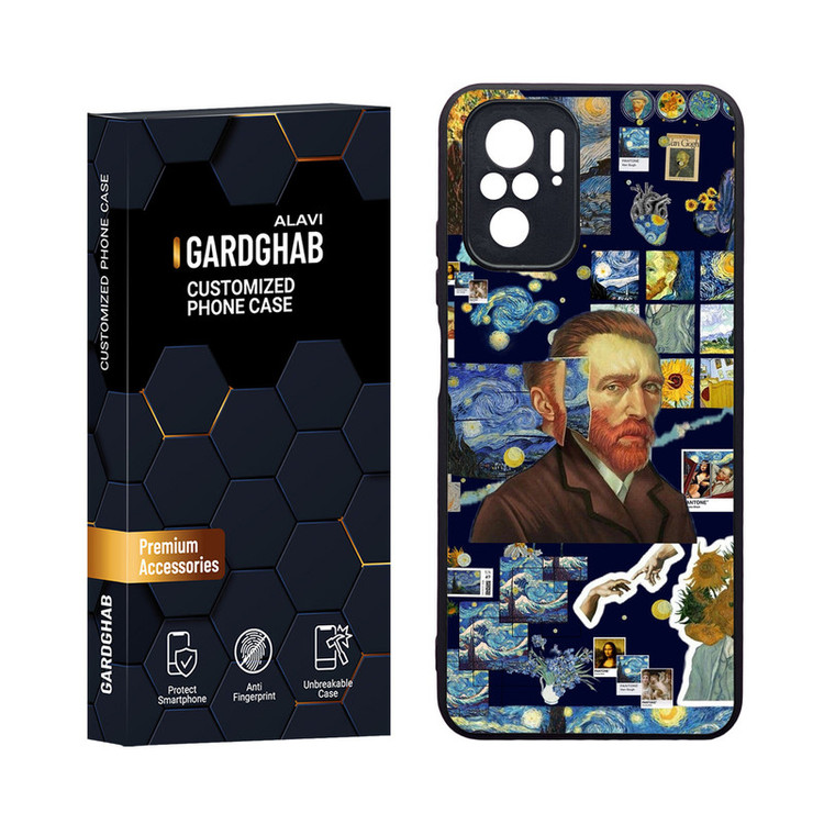 کاور گارد قاب مدل دورژله ای هنری مناسب برای گوشی موبایل شیائومی Redmi Note 10 4G / Note 10s / Poco M5s
