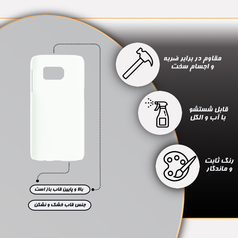 کاور گارد قاب علوی مدل انیمه مناسب برای گوشی موبایل سامسونگ Galaxy S7