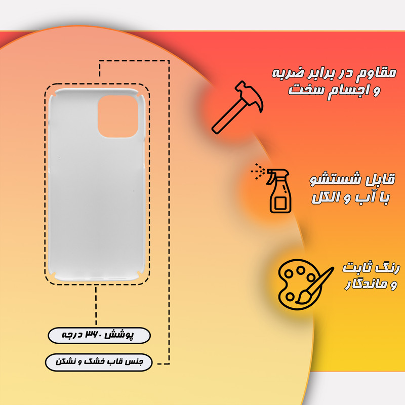کاور گارد قاب مدل برگ مناسب برای گوشی موبایل اپل iPhone 12 Promax