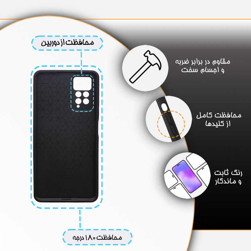 کاور گارد قاب مدل دور ژله ای فانتزی مناسب برای گوشی موبایل شیائومی Redmi Note 12 Pro 4G