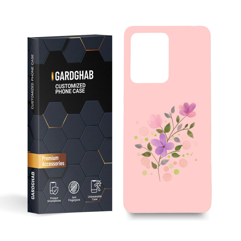کاور گارد قاب مدل گل مناسب برای گوشی موبایل شیائومی redmi note 12pro 5g