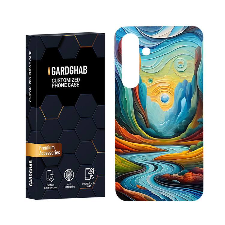 کاور گارد قاب مدل هنری مناسب برای گوشی موبایل سامسونگ Galaxy S24 Plus
