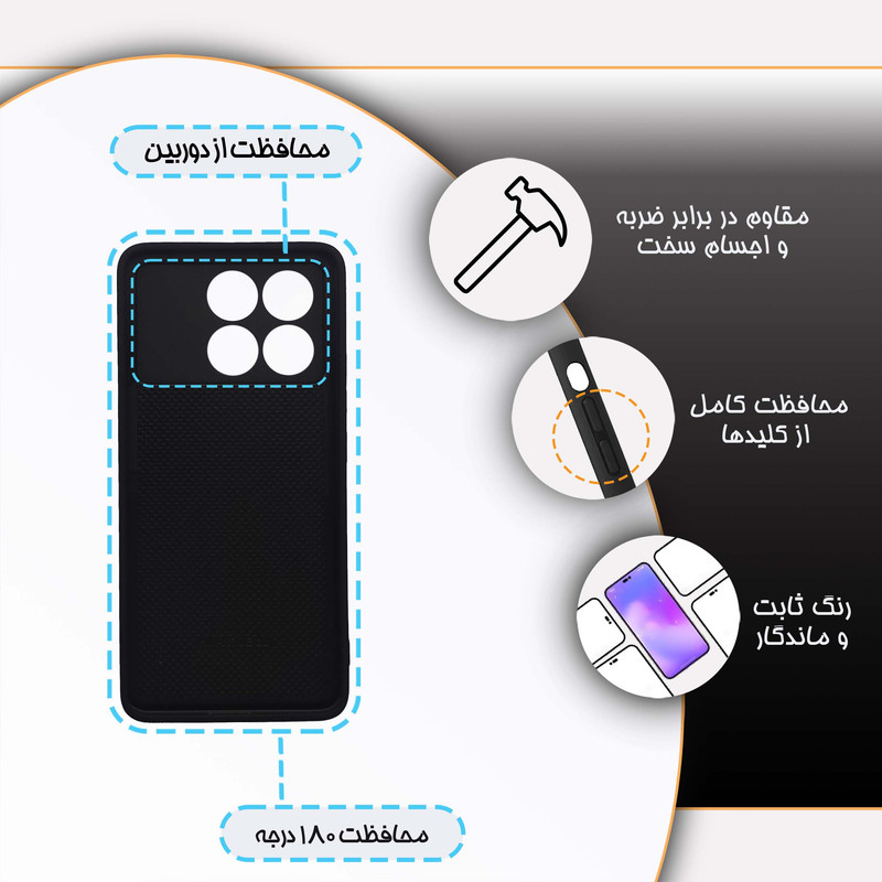 کاور گارد قاب علوی مدل ML مناسب برای گوشی موبایل شیائومی K70E