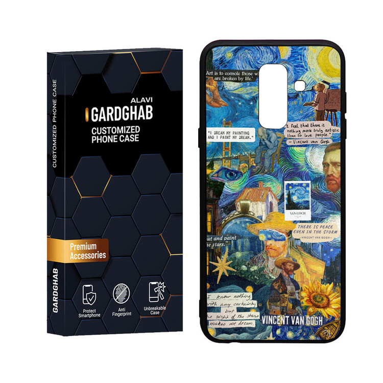کاور گارد قاب علوی مدل Glass مناسب برای گوشی موبایل سامسونگ Galaxy A6 Plus