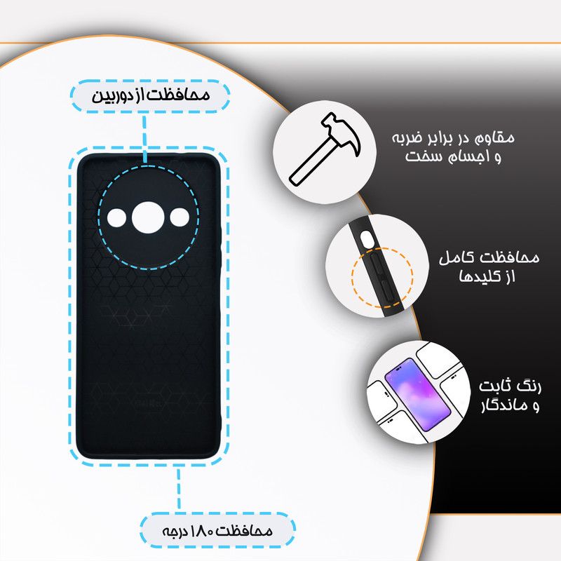 کاور گارد قاب مدل کارتونی مناسب برای گوشی موبایل شیائومی Redmi A3 / A3X 4G