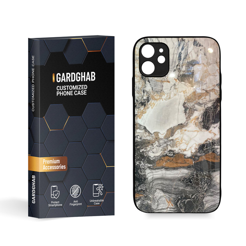 کاور گارد قاب مدل سنگ مناسب برای گوشی موبایل اپل iPhone 11