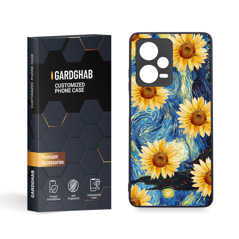 کاور گارد قاب مدل گل مناسب برای گوشی موبایل شیائومی Redmi Note 12 Pro Plus 5G