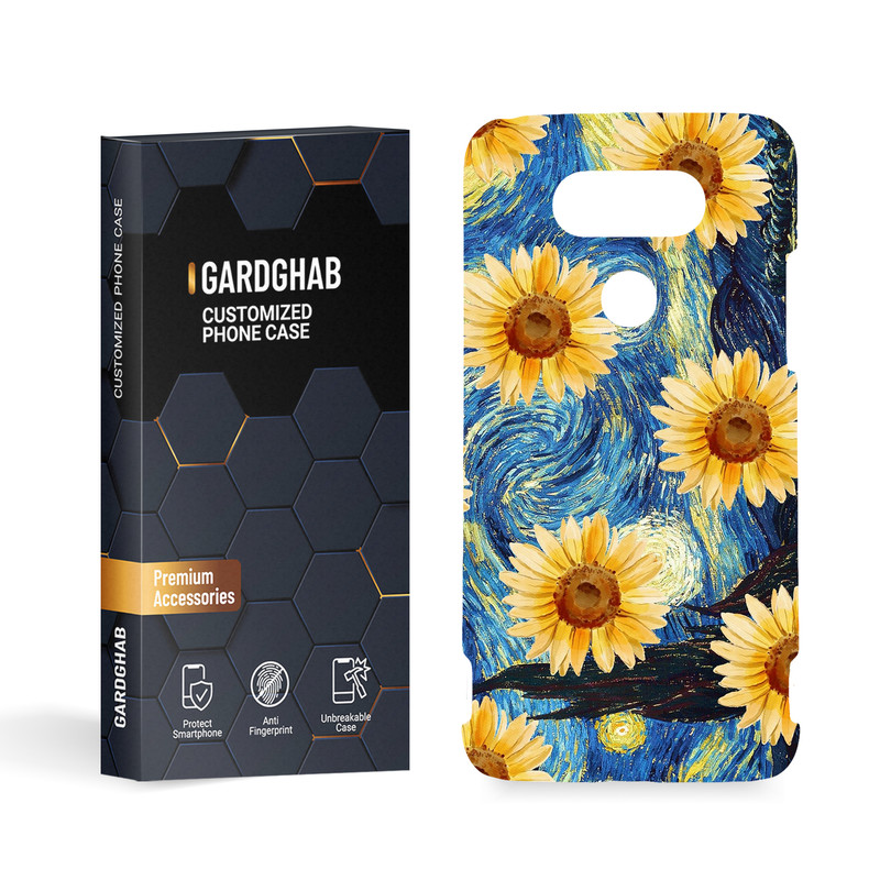 کاور گارد قاب مدل گل مناسب برای گوشی موبایل ال جی 5G