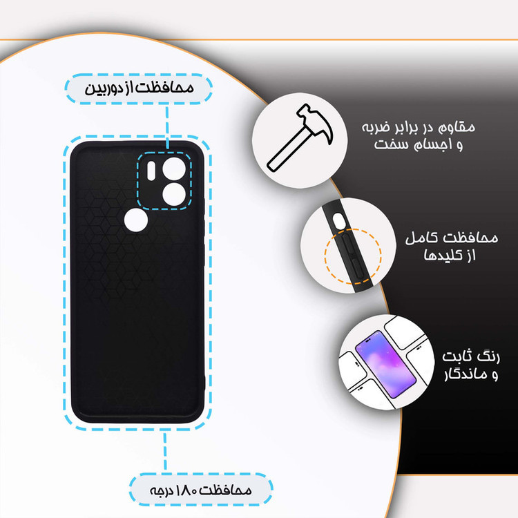 کاور گارد قاب مدل فانتزی مناسب برای گوشی موبایل شیائومی Redmi A1 Plus / Poco C51