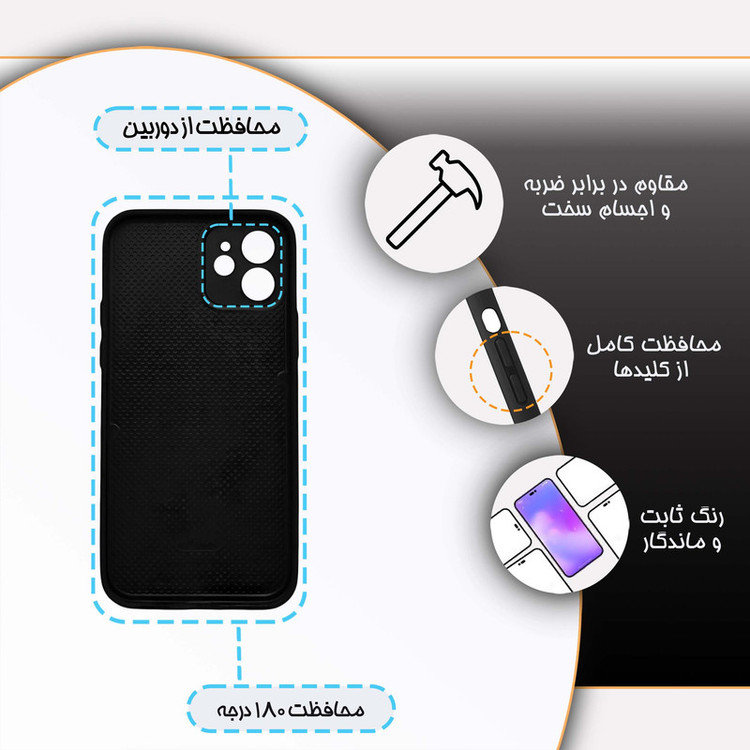 کاور گارد قاب مدل دخترانه مناسب برای گوشی موبایل اپل iPhone 12