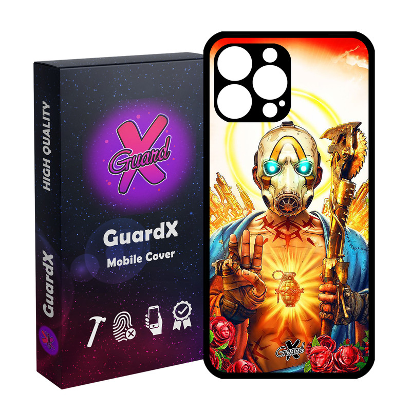 کاور گارد ایکس طرح Borderlands مدل Glass10068 مناسب برای گوشی موبایل اپل iPhone 14 Pro Max