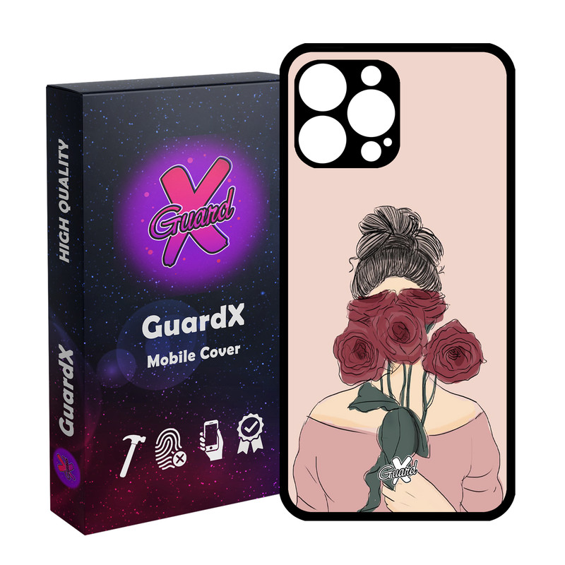 کاور گارد ایکس طرح دختر مدل Glass10284 مناسب برای گوشی موبایل اپل iPhone 14 Pro Max