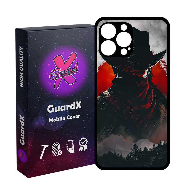 کاور گارد ایکس طرح Red Dead Redemption مدل Glass10733 مناسب برای گوشی موبایل اپل iPhone 13 Pro Max