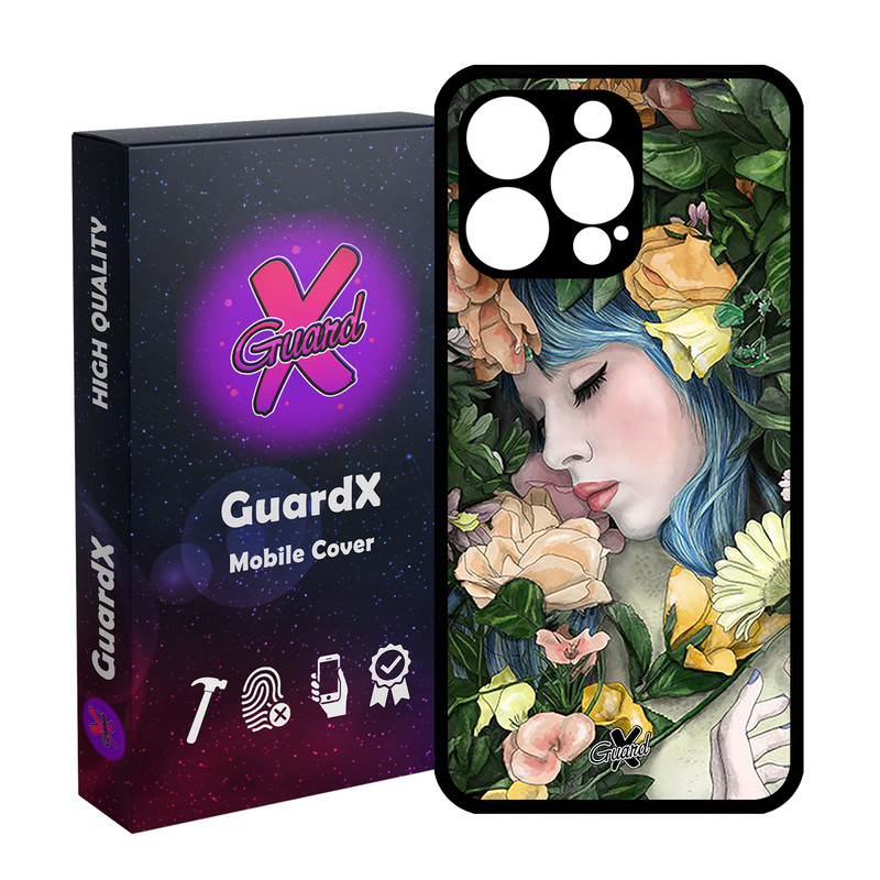 کاور گارد ایکس طرح دختر مدل Glass10304 مناسب برای گوشی موبایل اپل iPhone 15 Pro Max