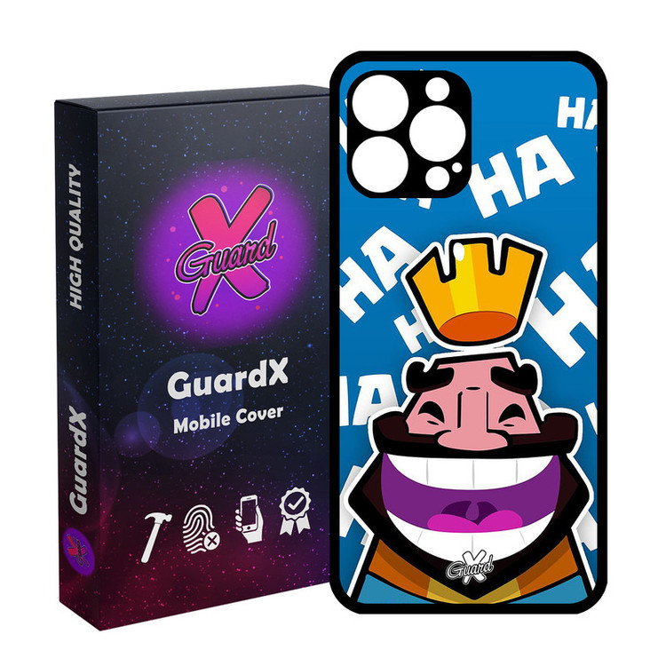 کاور گارد ایکس طرح Clash Royale مدل Glass10036 مناسب برای گوشی موبایل اپل iPhone 13 Pro Max