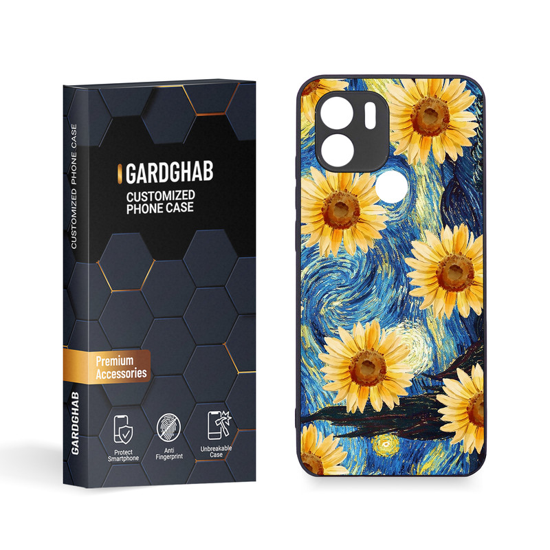کاور گارد قاب مدل گل مناسب برای گوشی موبایل شیائومی Redemi A1 Plus/Poco C51