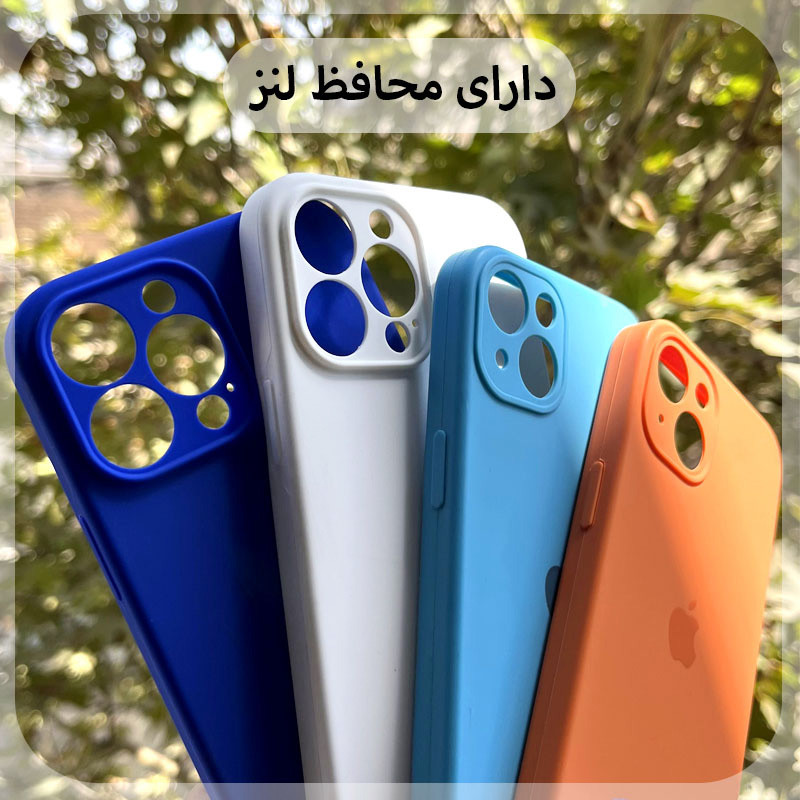 کاور قاب سالیوان مدل SILICONLENZ مناسب برای گوشی موبایل اپل iPhone 16