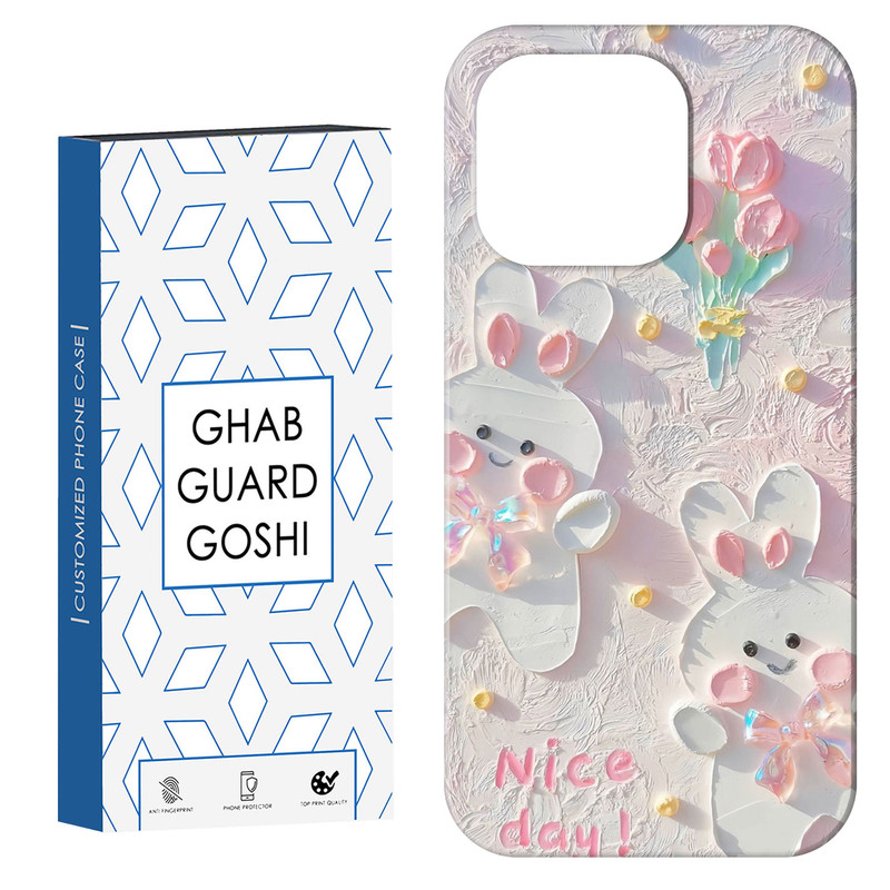 کاور قاب گارد گوشی طرح گل کد Dimo-214 مناسب برای گوشی موبایل اپل IPHONE 15 PRO MAX