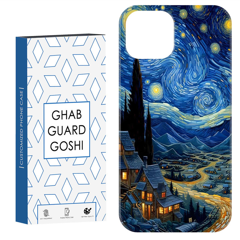 کاور قاب گارد گوشی طرح ونگوگ کد Dimo-069 مناسب برای گوشی موبایل اپل IPHONE 15