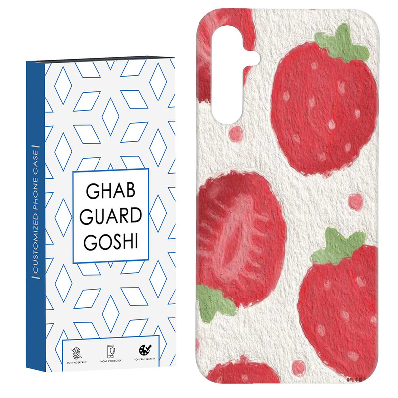 کاور قاب گارد گوشی طرح توت فرنگی کد Dimo-922 مناسب برای گوشی موبایل سامسونگ Galaxy A14