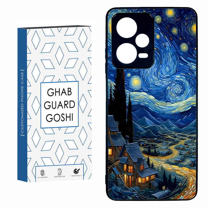کاور قاب گارد گوشی طرح ونگوگ کد TPU-069 مناسب برای گوشی موبایل شیائومی REDMI NOTE 12 PRO 5G