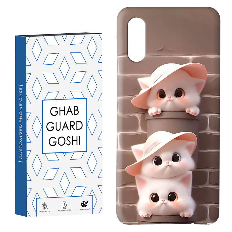 کاور قاب گارد گوشی طرح پیشی کد Dimo-362 مناسب برای گوشی موبایل سامسونگ Galaxy A02 / M02