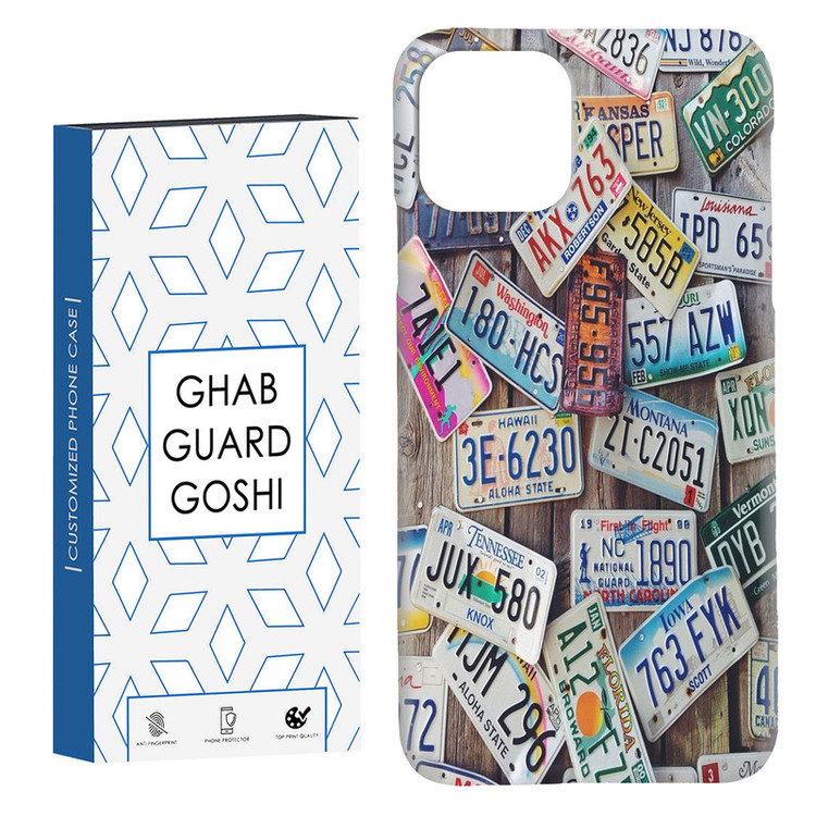 کاور قاب گارد گوشی طرح پلاک کد Dimo-765 مناسب برای گوشی موبایل اپل IPHONE 11 PRO MAX