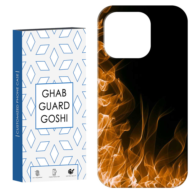 کاور قاب گارد گوشی طرح آتیش کد Dimo-932 مناسب برای گوشی موبایل اپل IPHONE 16 PRO MAX