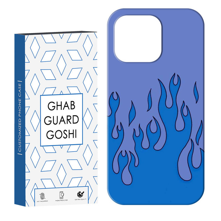 کاور قاب گارد گوشی طرح آتیش کد Dimo-838 مناسب برای گوشی موبایل اپل IPHONE 13 PRO MAX