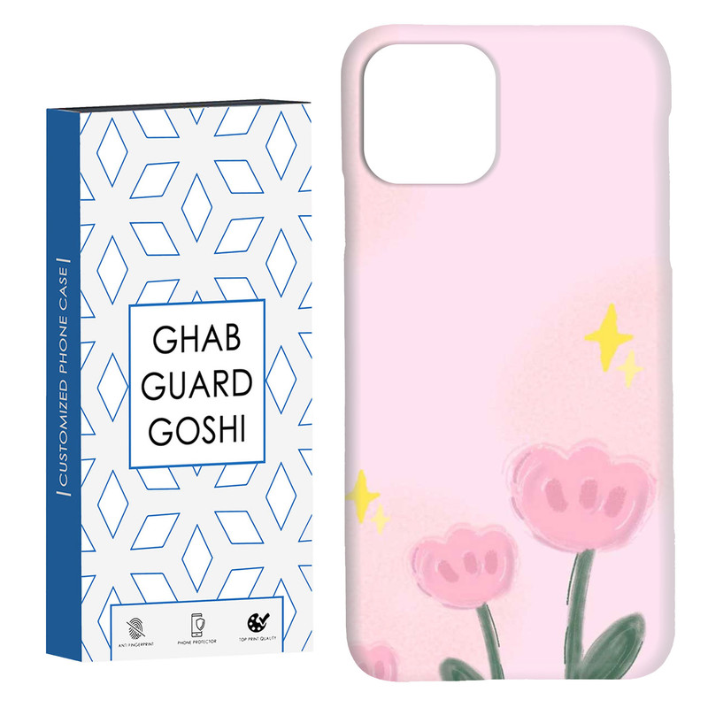 کاور قاب گارد گوشی طرح گل کد Dimo-873 مناسب برای گوشی موبایل اپل IPHONE 11