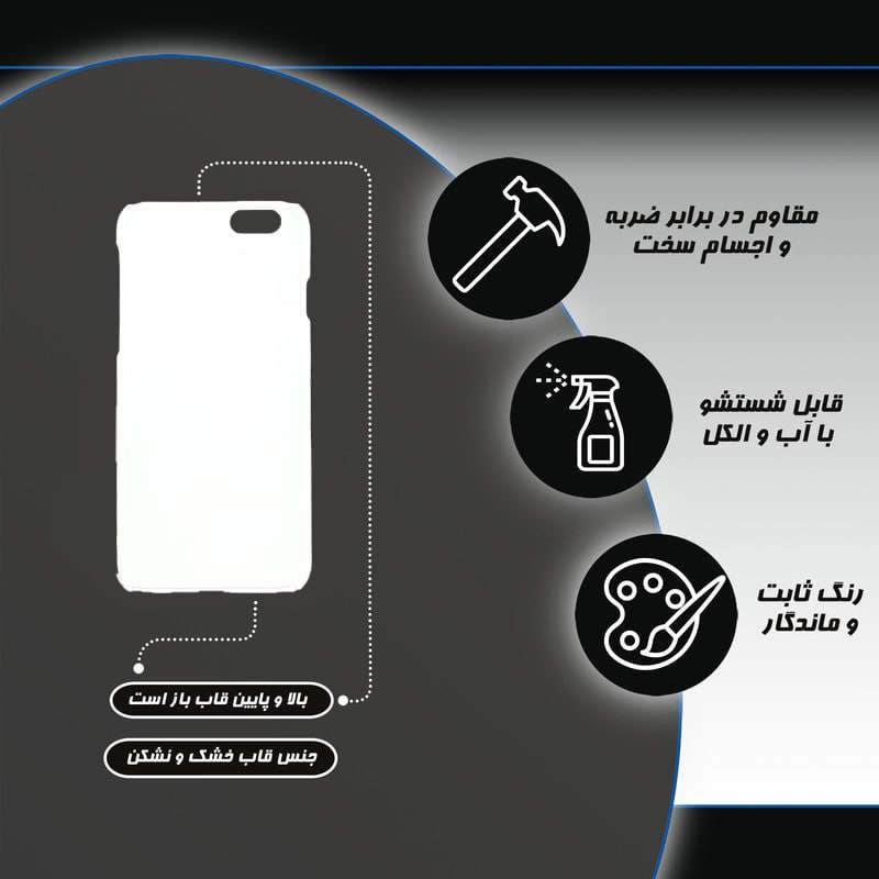 کاور کد DIMO046 مناسب برای گوشی موبایل اپل iphone 7 plus / 8 plus