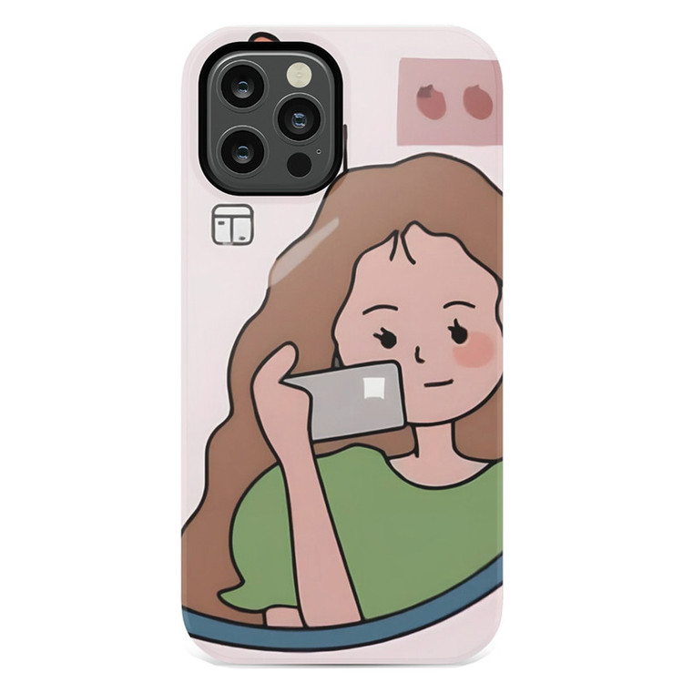 کاور طرح دختر کد DIMO-005 مناسب برای گوشی موبایل اپل iphone 13 pro max