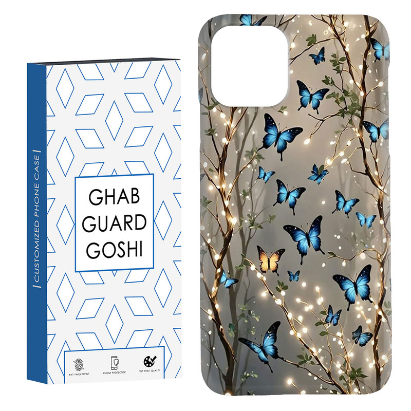 کاور قاب گارد گوشی طرح پروانه کد Dimo-382 مناسب برای گوشی موبایل اپل IPHONE 11