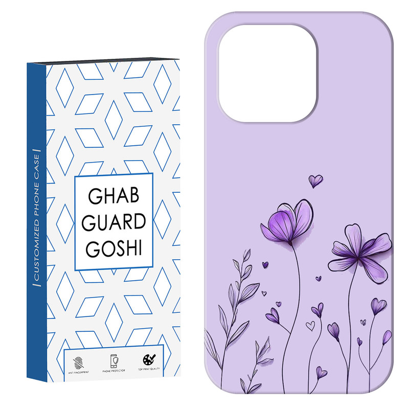 کاور قاب گارد گوشی طرح گل کد Dimo-861 مناسب برای گوشی موبایل اپل IPHONE 14 PRO MAX