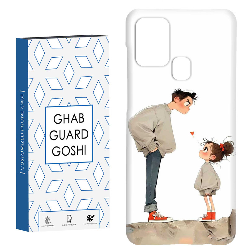 کاور قاب گارد گوشی طرح دخترانه کد Dimo-893 مناسب برای گوشی موبایل سامسونگ Galaxy A21s