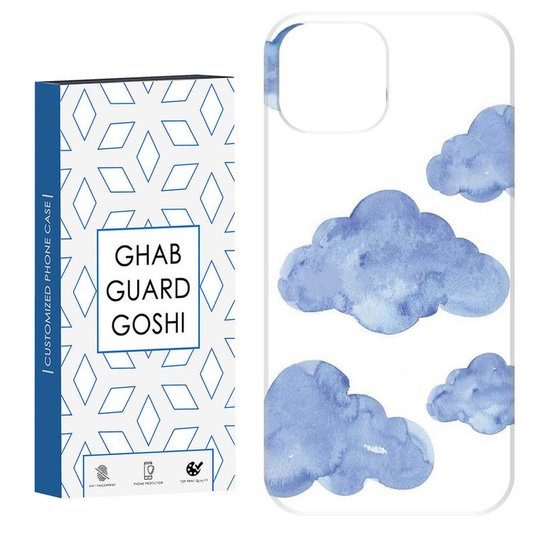 کاور قاب گارد گوشی طرح ابر کد Dimo-318 مناسب برای گوشی موبایل اپل IPHONE 12 / 12 PRO