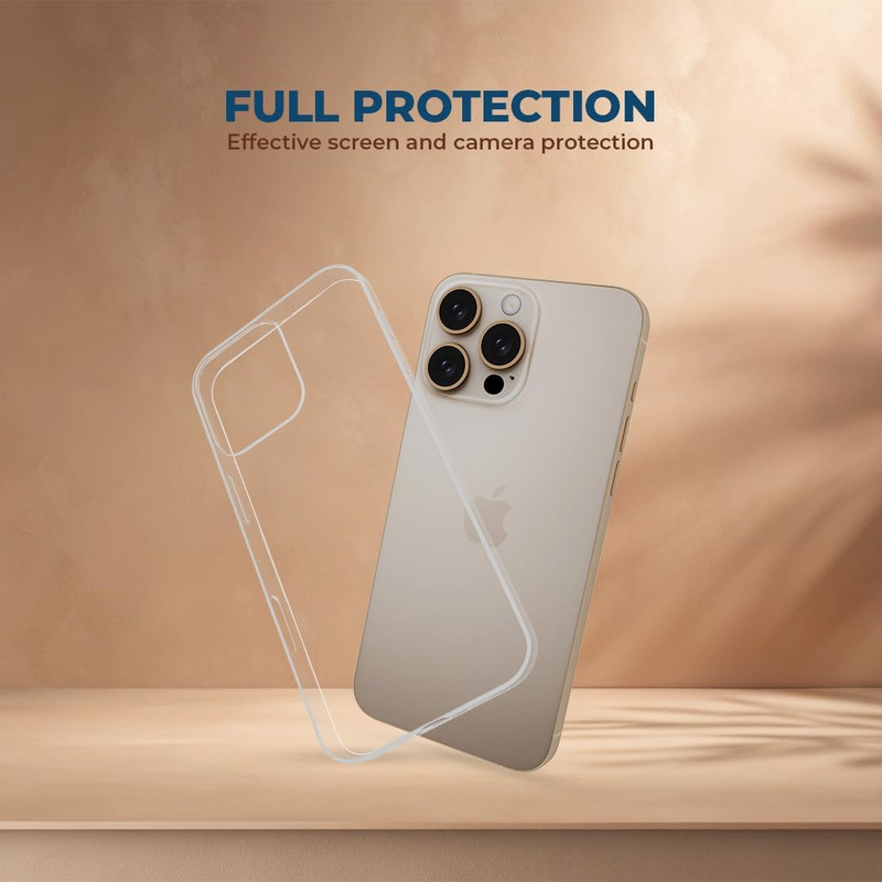 کاور مدل ژله ای مناسب برای گوشی موبایل اپل iphone 16 Pro Max