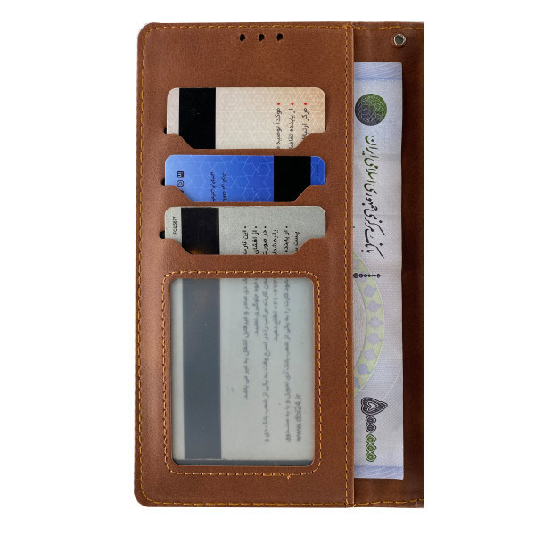 کیف کلاسوری مدل چرمی مناسب برای گوشی موبایل سامسونگ Galaxy A05