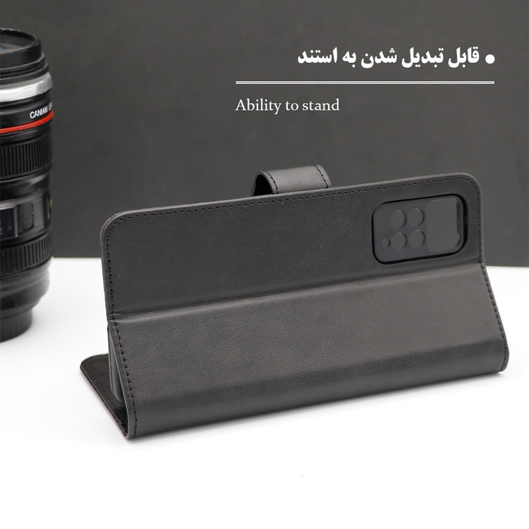 کیف کلاسوری گرین گارد مدل چرمی مگنتی کد Brown-GB01 مناسب برای گوشی موبایل شیائومی Redmi Note 12 4G