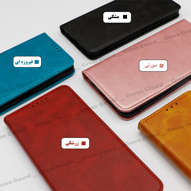 کیف کلاسوری گرین گارد طرح چرمی مدل Bitta مناسب برای گوشی موبایل شیائومی Redmi Note 12 4G