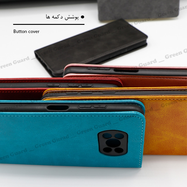 کیف کلاسوری گرین گارد طرح چرمی مدل Bitta مناسب برای گوشی موبایل شیائومی Redmi Note 12 4G