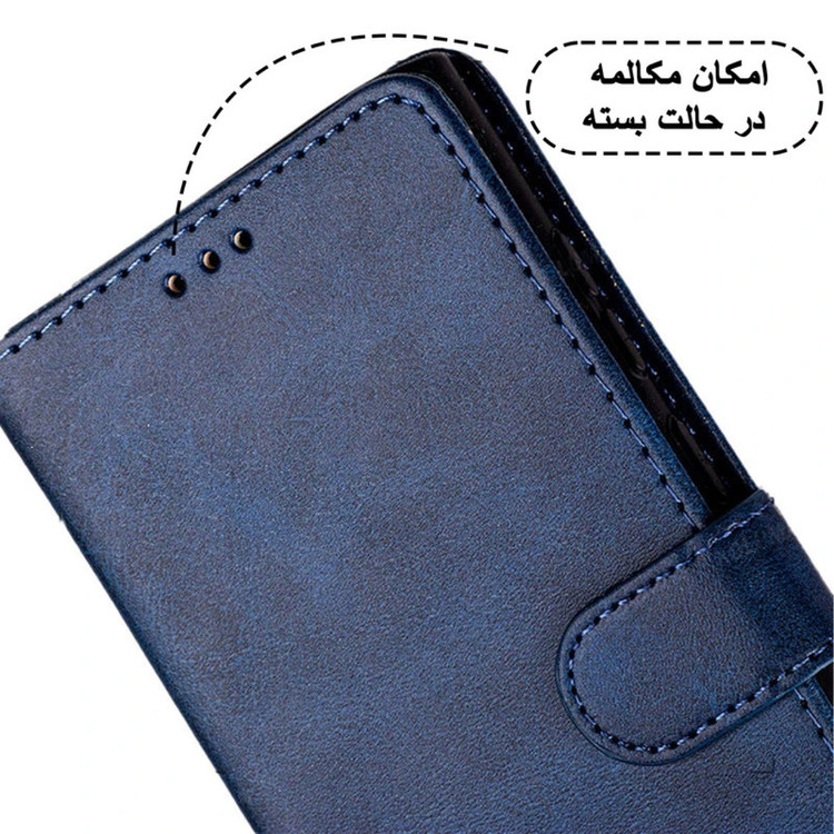 کیف کلاسوری قاب نو مدل چرمی مناسب برای گوشی موبایل شیائومی POCO X5
