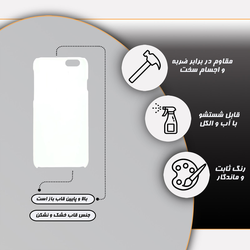 کاور قاب گارد مدل فانتزی مناسب برای گوشی موبایل اپل iphone 6