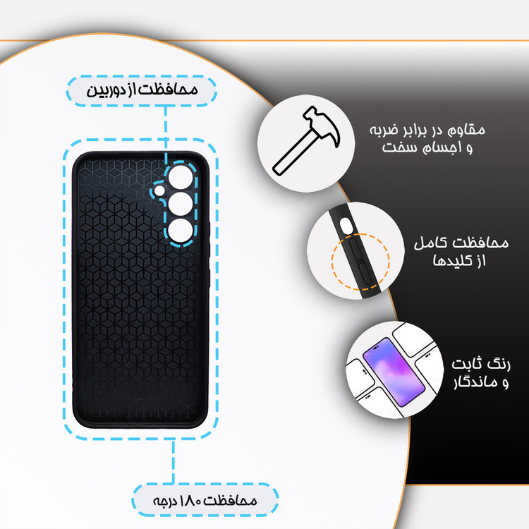 کاور گارد قاب علوی مدل ML مناسب برای گوشی موبایل سامسونگ Galaxy A54