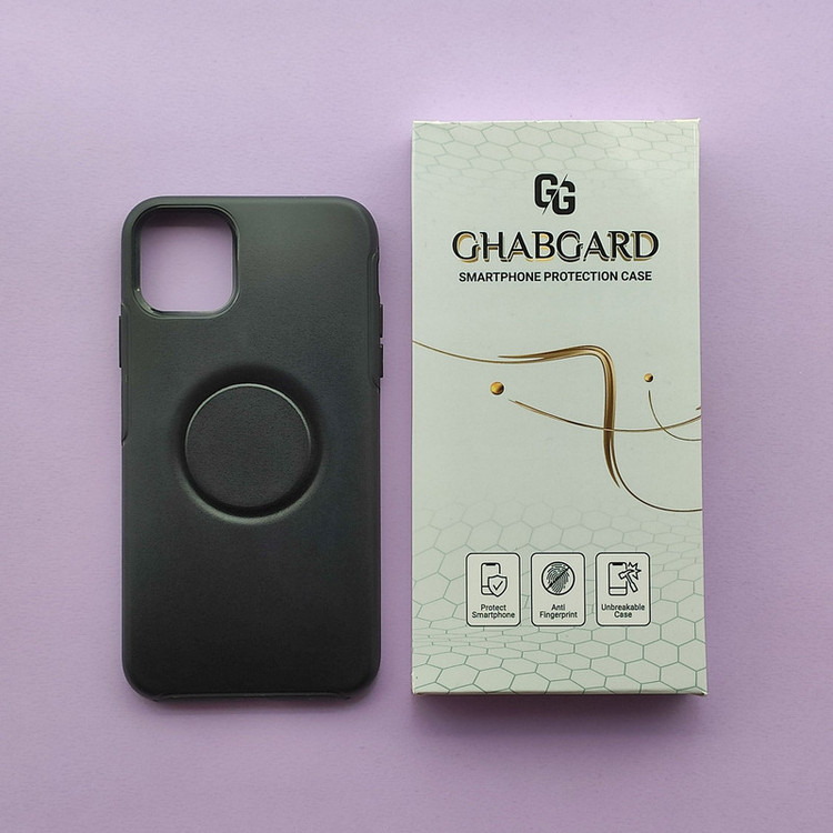 کاور قاب گارد مدل پاپ سوکت دار ساده مناسب برای گوشی موبایل اپل iPhone 11 Pro Max