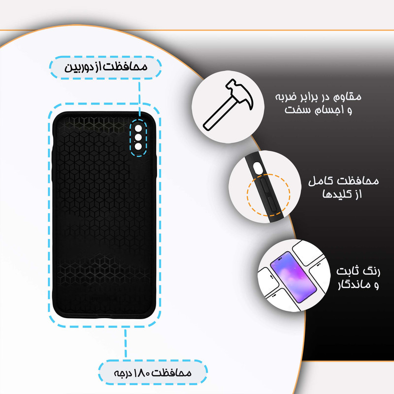 کاور قاب گارد مدل فانتزی مناسب برای گوشی موبایل اپل iPhone Xs Max