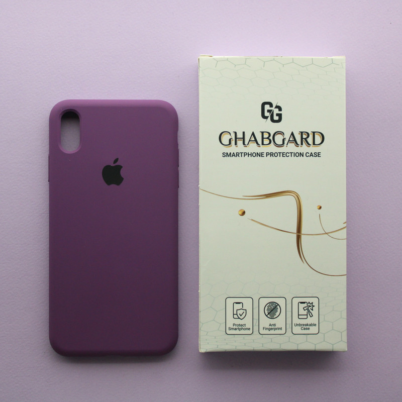 کاور قاب گارد مدل سیلیکونی ساده مناسب برای گوشی موبایل اپل iPhone XS Max