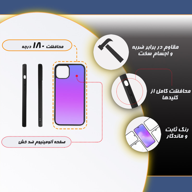 کاور گارد قاب مدل دخترانه مناسب برای گوشی موبایل اپل IPhone 7 Plus / 8 Plus