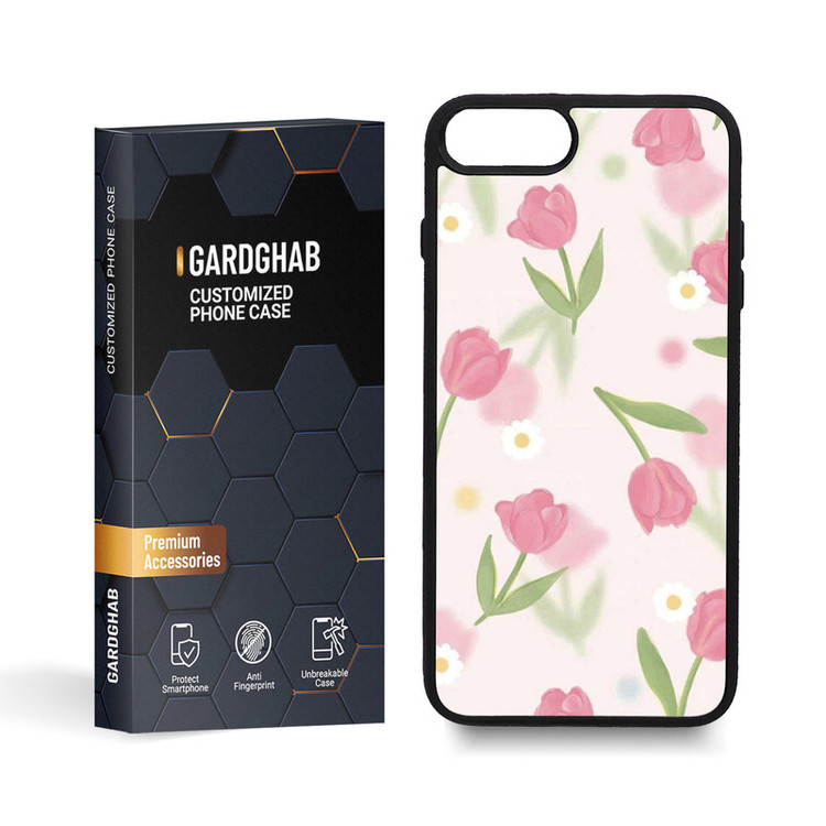 کاور گارد قاب مدل گل مناسب برای گوشی موبایل اپل IPhone 7 Plus / 8 Plus