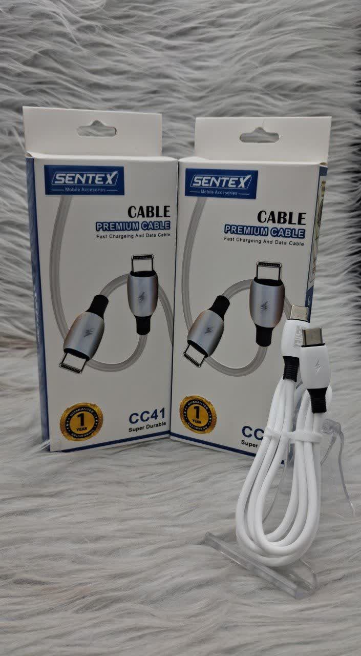 کابل دو سر تایپ سی sentex مدل CC41 کد mir